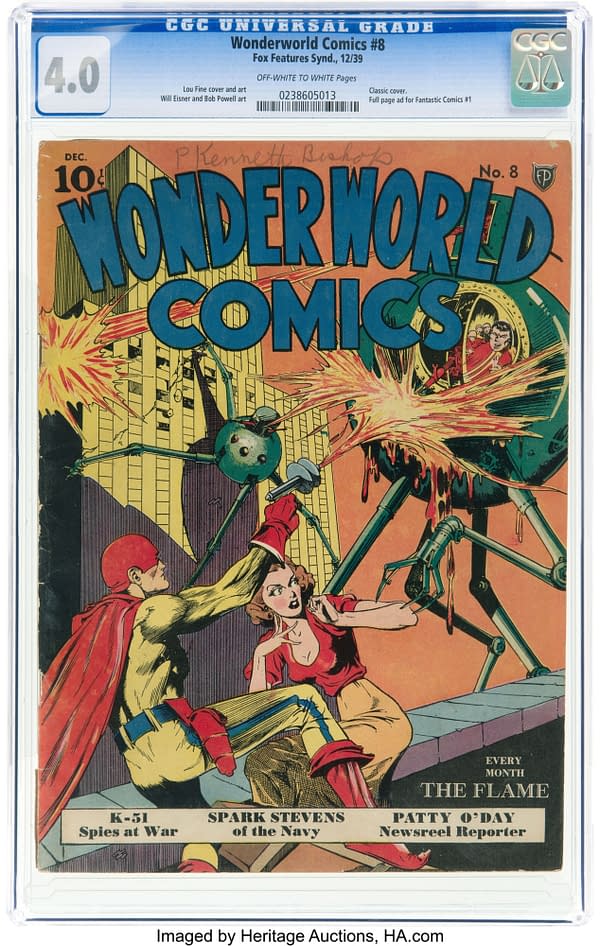 Wonderworld Comics #8 (Fox, 1939)