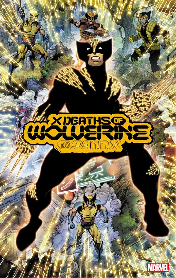 Cover image for X DEATHS OF WOLVERINE 5 BAGLEY TRADING CARD VARIANT