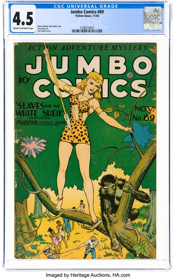 Jumbo Comics #69 (Fiction House, 1944)