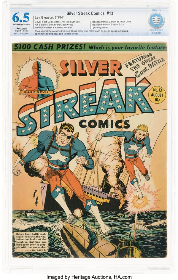 Silver Streak Comics #13 (Lev Gleason, 1941)