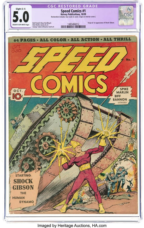 Speed Comics #1 (Harvey, 1939)