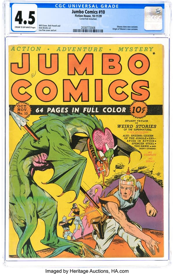 Jumbo Comics #10 (Fiction House, 1939)