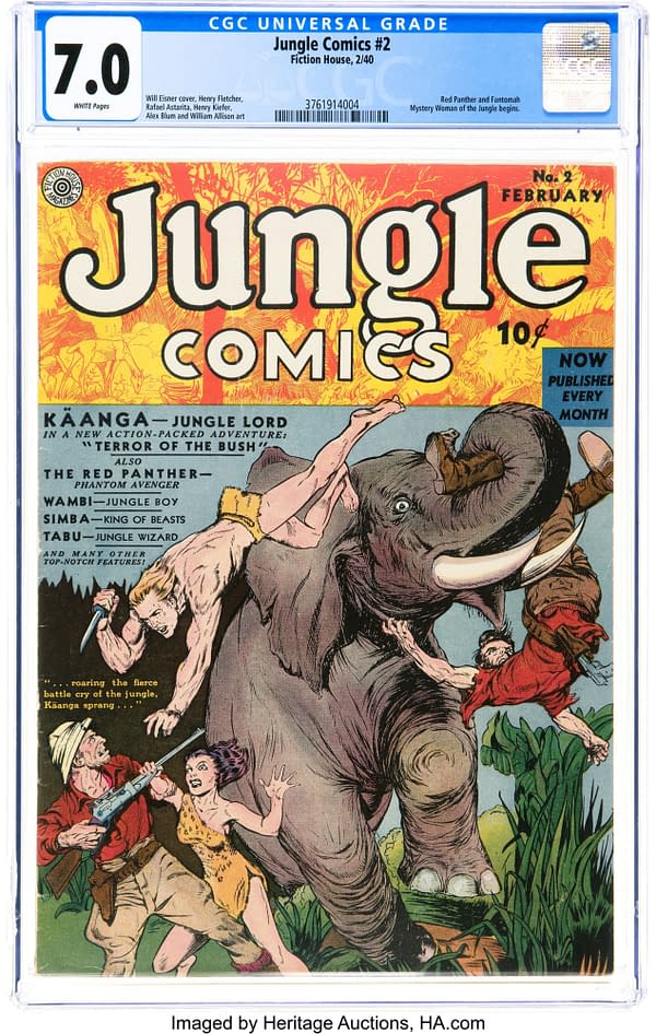 Jungle Comics #2 (Fiction House, 1940)