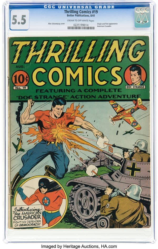 Thrilling Comics #19 (Better Publications, 1941) 