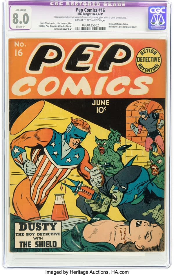 Pep Comics #16 (MLJ, 1941)