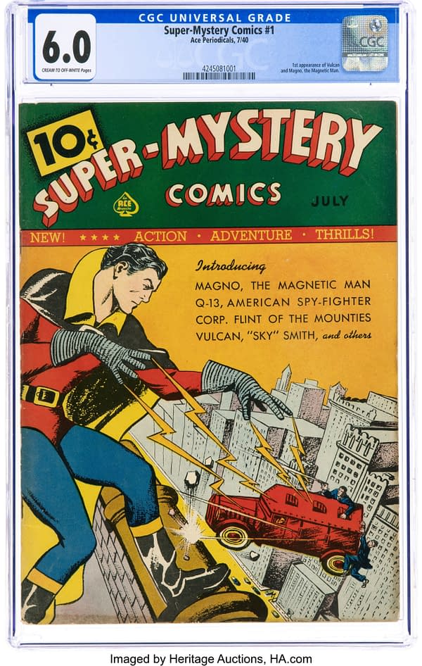 Super-Mystery Comics #1 (Ace, 1940)