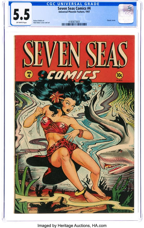 Seven Seas Comics #4 (Universal Phoenix Feature, 1947)