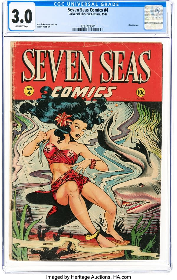 Seven Seas Comics #4 (Universal Phoenix Feature, 1947)