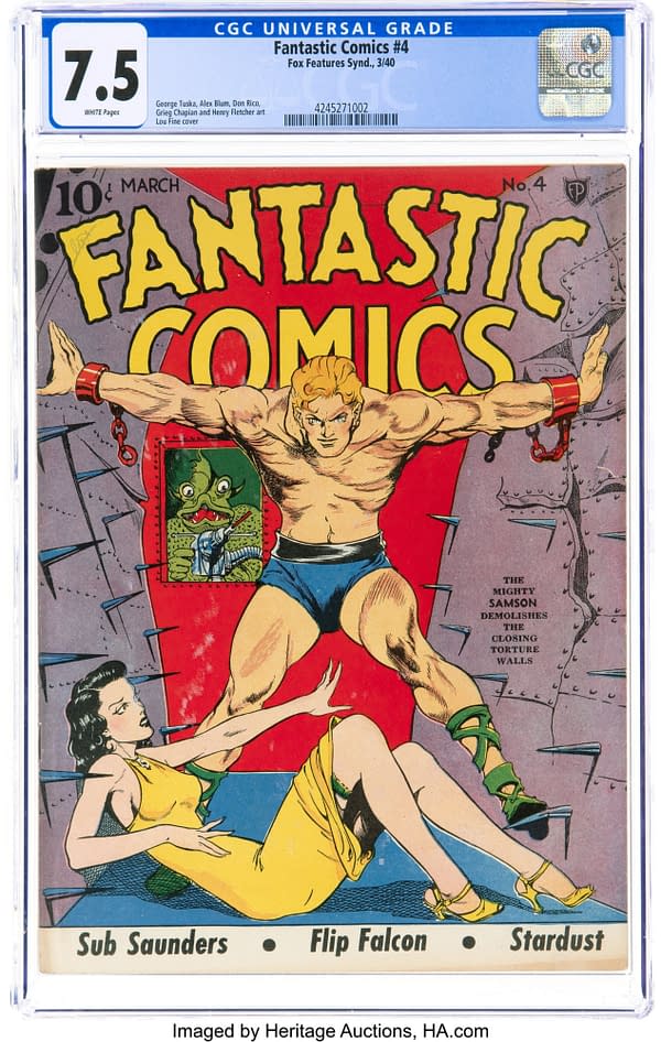 Fantastic Comics #4 (Fox, 1940)