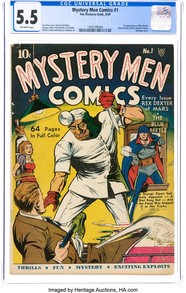 Mystery Men Comics #1 (Fox, 1939)