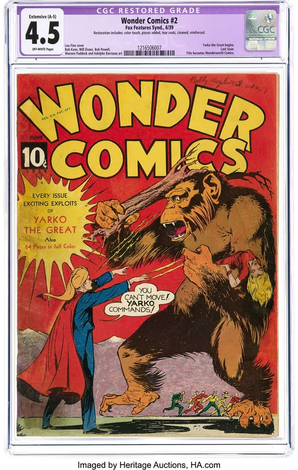 Wonder Comics #2 (Fox, 1939)