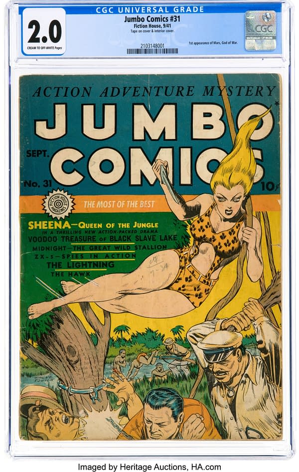 Jumbo Comics #31 (Fiction House, 1941)