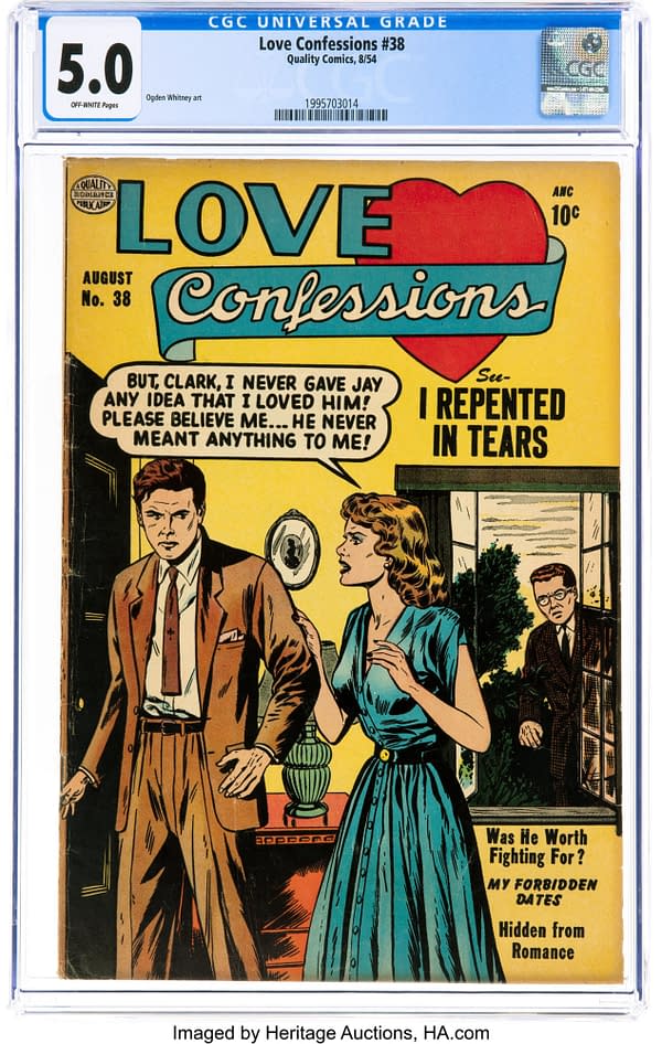 Love Confessions #38 Gives Us A Classic Cover At Heritage Auctions