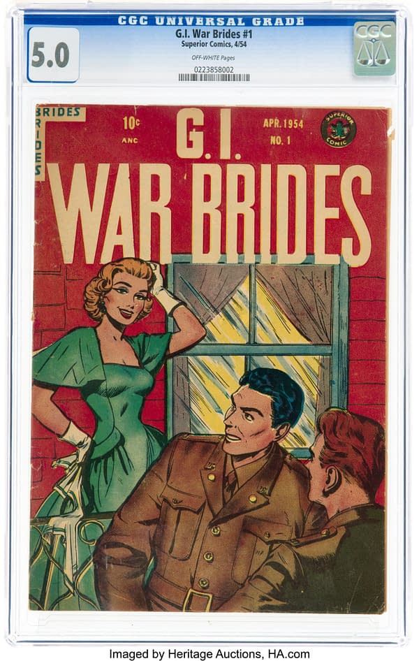 GI War Brides #1 Has Its Debut At Heritage Auctions