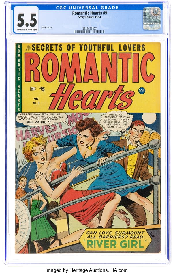 Romantic Hearts #9 (Story Comics, 1954)