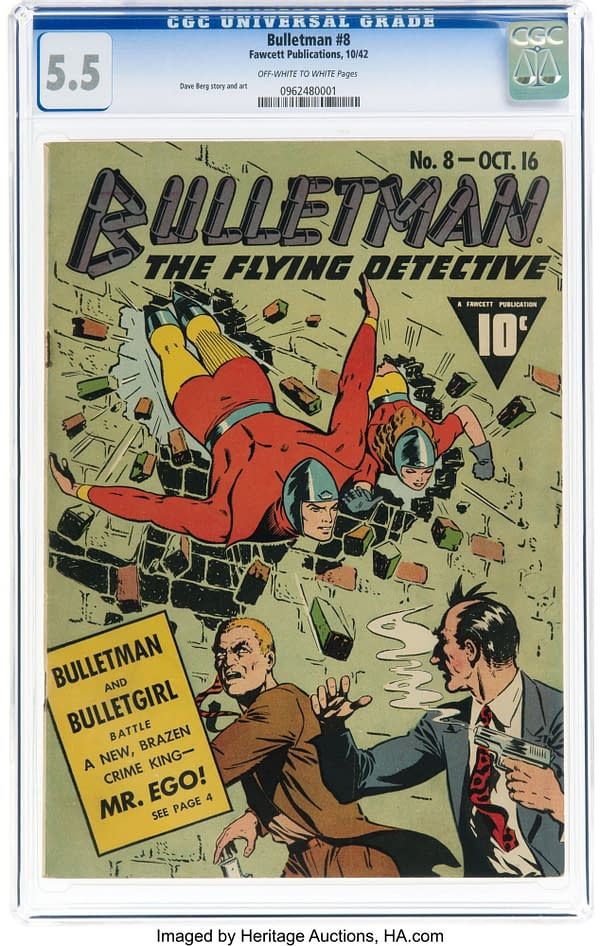 Bulletman And Bulletgirl Fly Into Heritage Comics