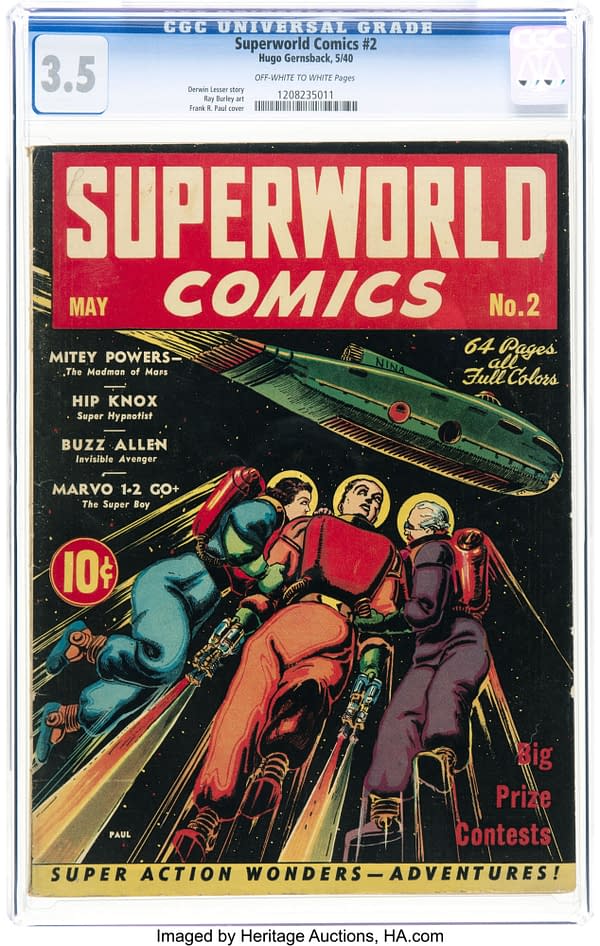 Superworld Comics #2 (Hugo Gernsback, 1940) 