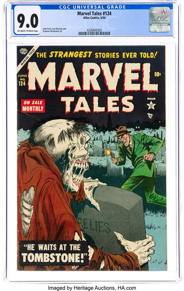 Marvel Tales #124 (Atlas, 1954) cover by Harry Anderson.