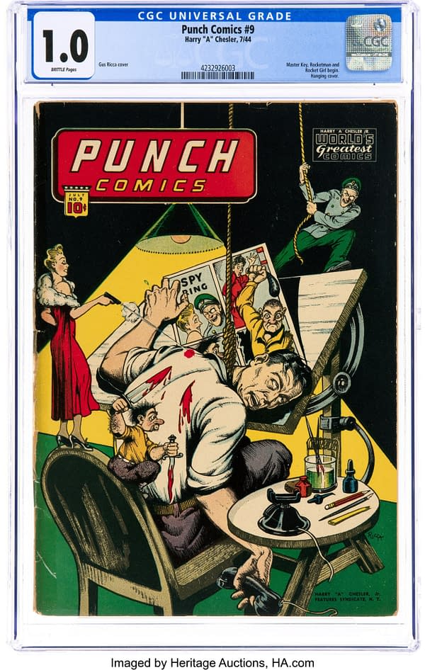 Punch Comics #9 (Chesler, 1944) 