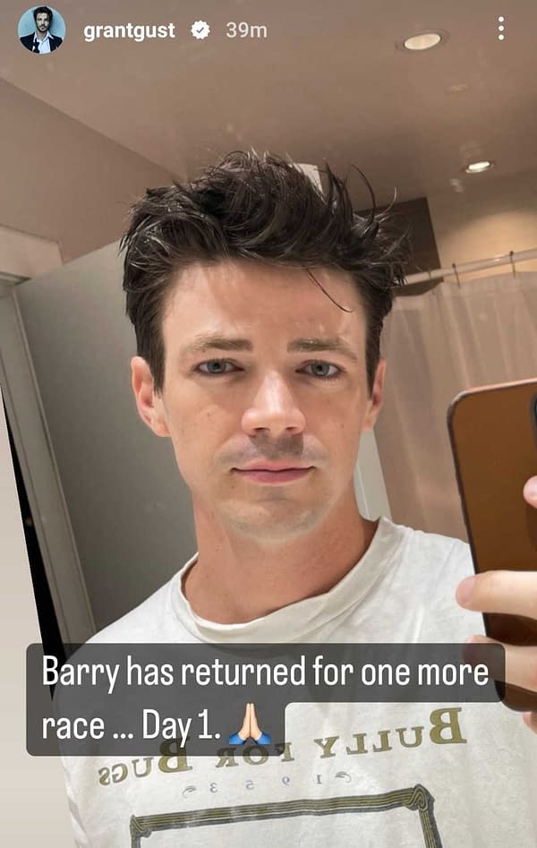 The Flash S09 Filming Starts; Grant Gustin Shares Message, S01 Images