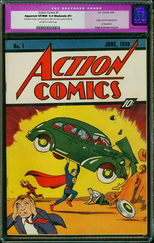 The Tale Of Three Action Comics #1 At Auction