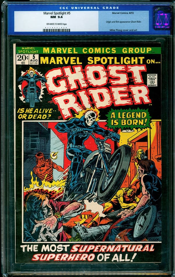Ghost Rider's Debut Just Keeps Selling, ComicConnect Has One Today
