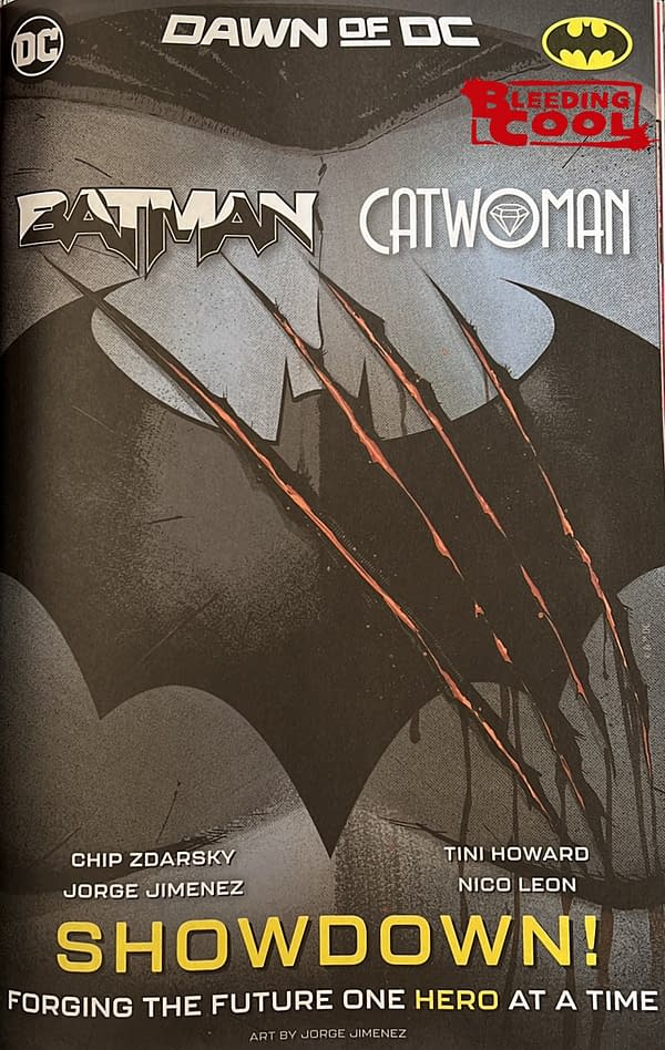 Scoop: Batman/Catwoman Crossover "Showdown" For Dawn Of DC
