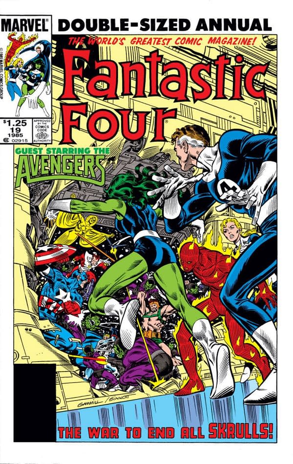 The Fantastic Four Annual #19 Cover