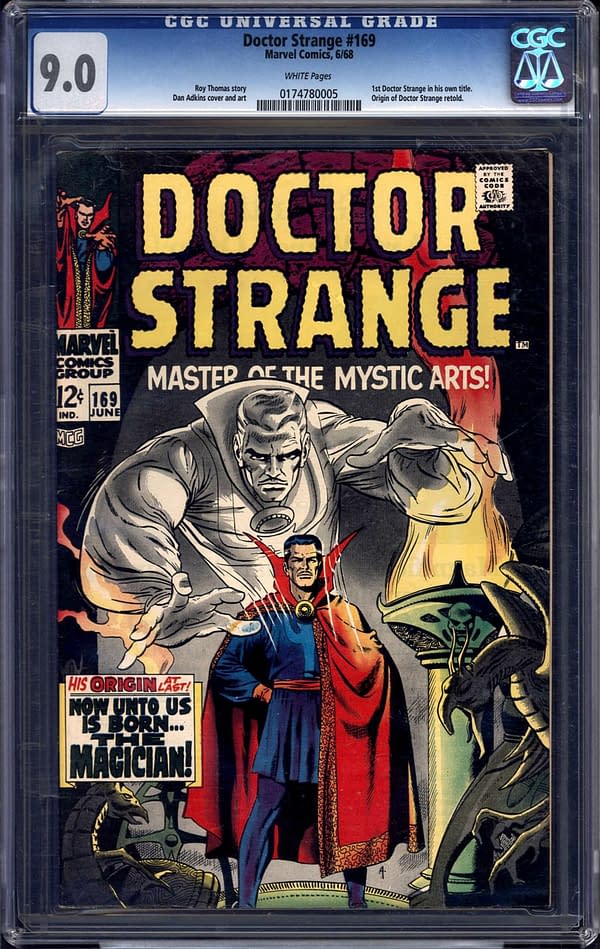 The Origin Of Doctor Strange On Auction At ComicConnect