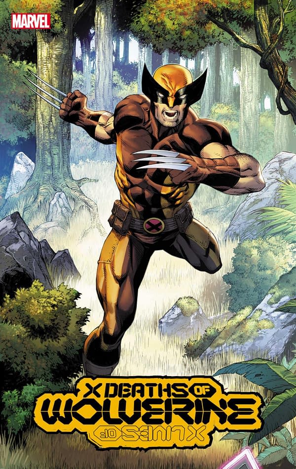 Cover image for X DEATHS OF WOLVERINE 1 BAGLEY TRADING CARD VARIANT