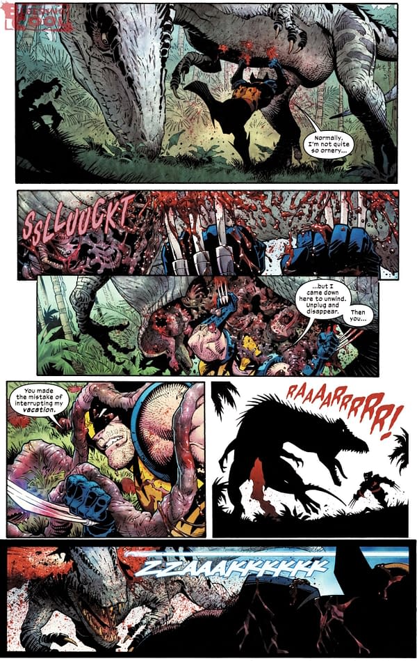 All the Differences Between Wolverine: Revenge #1 & Red Band Version