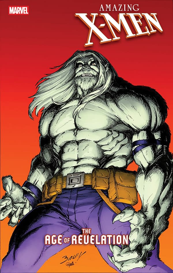 Cover image for AMAZING X-MEN #1 MARK BAGLEY BEAST VARIANT [AOR]