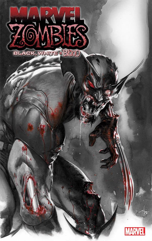 Cover image for MARVEL ZOMBIES: BLACK, WHITE, AND BLOOD #1 GABRIELE DELL'OTTO COVER