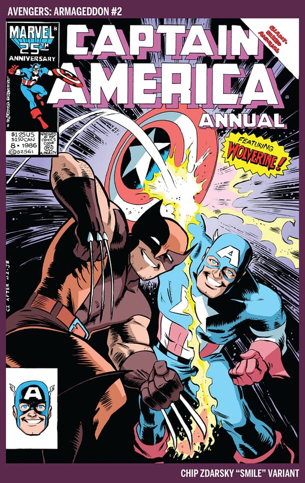 Cover image for AVENGERS: ARMAGEDDON #2 CHIP ZDARSKY SMILE VARIANT