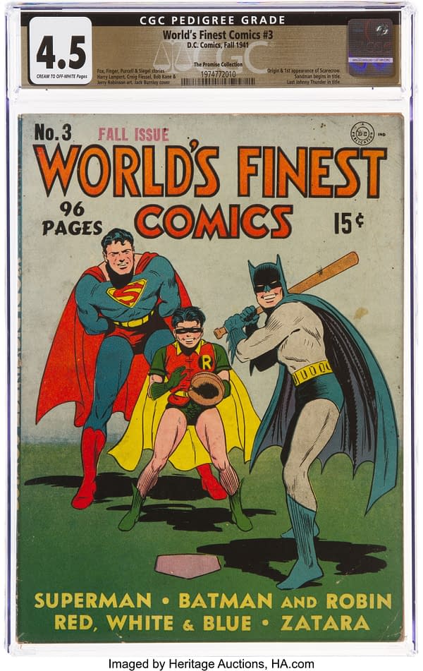 World's Finest #3 Celebrates MLB Opening Week At Heritage Auctions