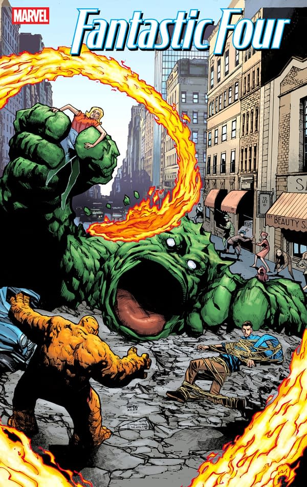 Cover image for FANTASTIC FOUR #15 HUMBERTO RAMOS HOMAGE VARIANT