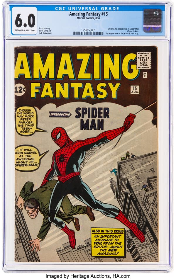 Auctioning Three Copies Of Amazing Fantasy #15 At Once