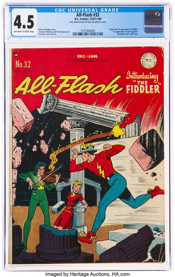 All-Flash #32, DC Comics 1947/48, first appearance of Star Sapphire.