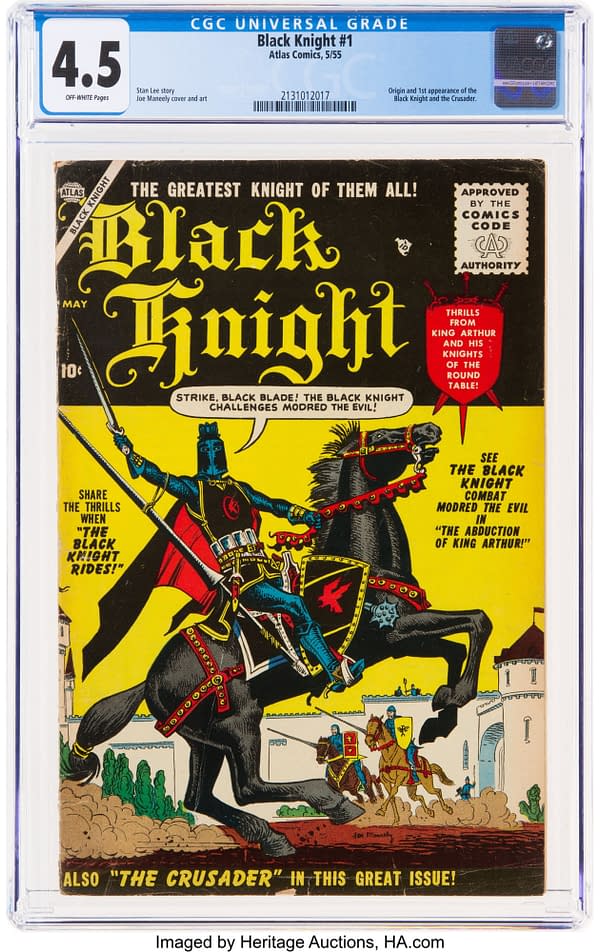 Black Knight #1 Auction Happening Right Now At Heritage Auctions
