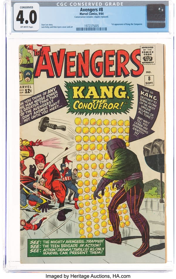 Avengers #8 CGC Copy On Auction Today At Heritage Auctions