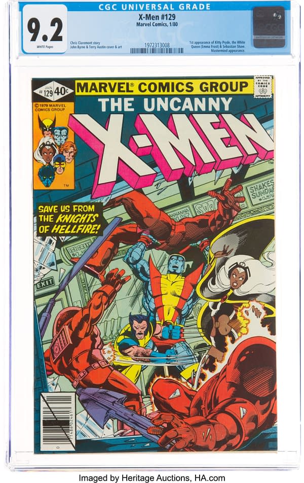 First Appearance Of Kitty Pryde, Emma Frost On Auction At Heritage