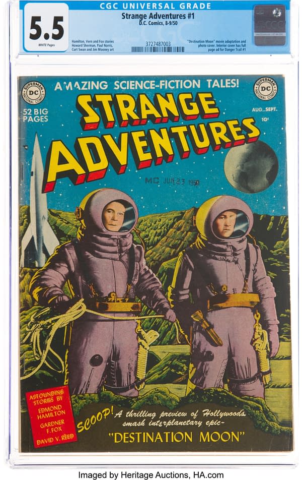 Strange Adventures #1 CGC 5.5, DC Comics, 1950.