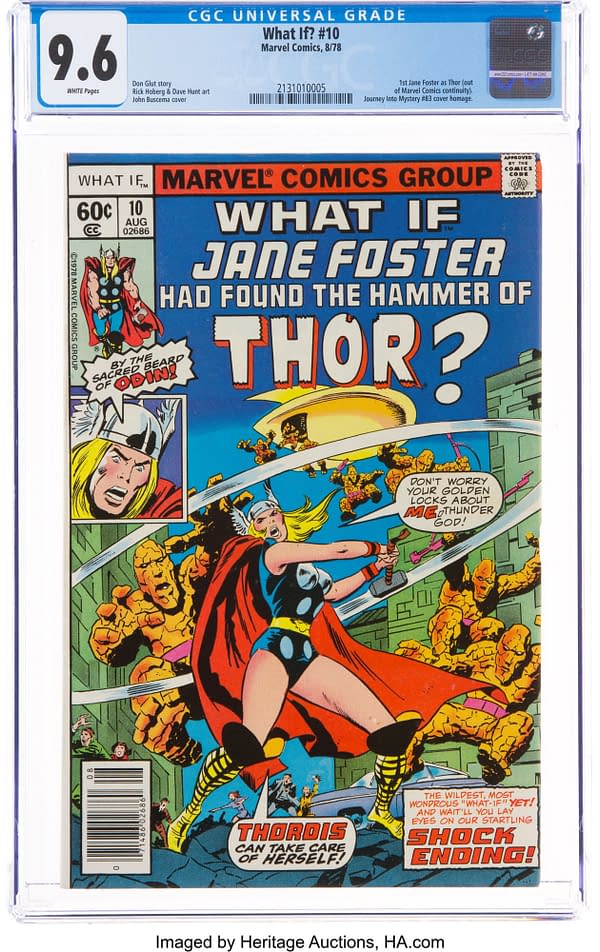 First Jane Foster Thor In What If #10 Up for Auction