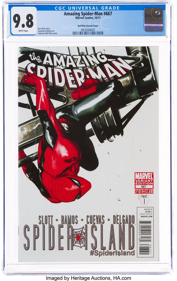 Amazing Spider-Man #667 Gabrielle Dell'Otto Variant Sells For $33,600