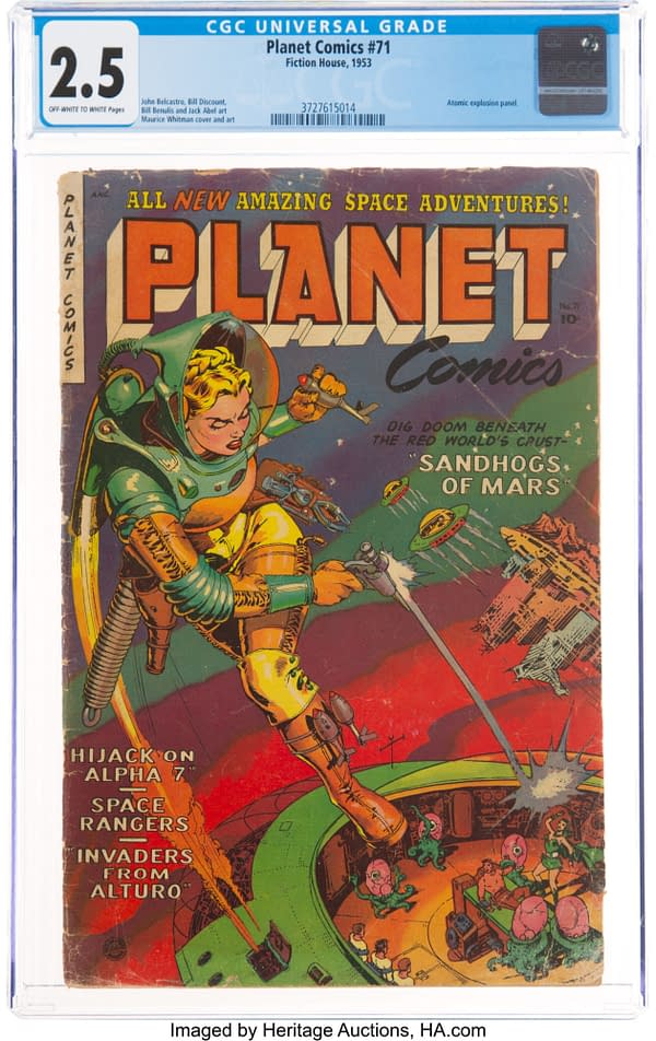 Planet Comics #71 (Fiction House, 1953).