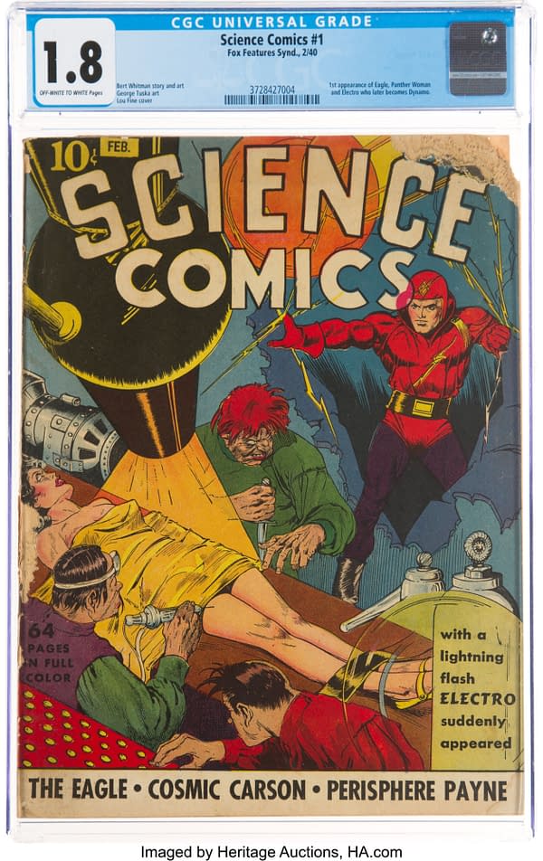 Science Comics #1, Fox 1940.