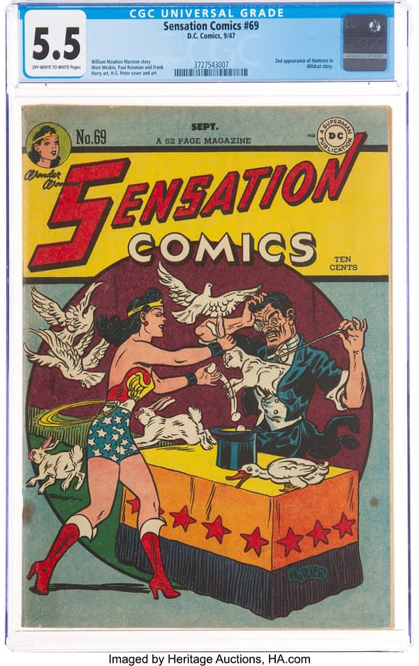 Sensation Comics #69 featuring Wonder Woman (DC, 1947).