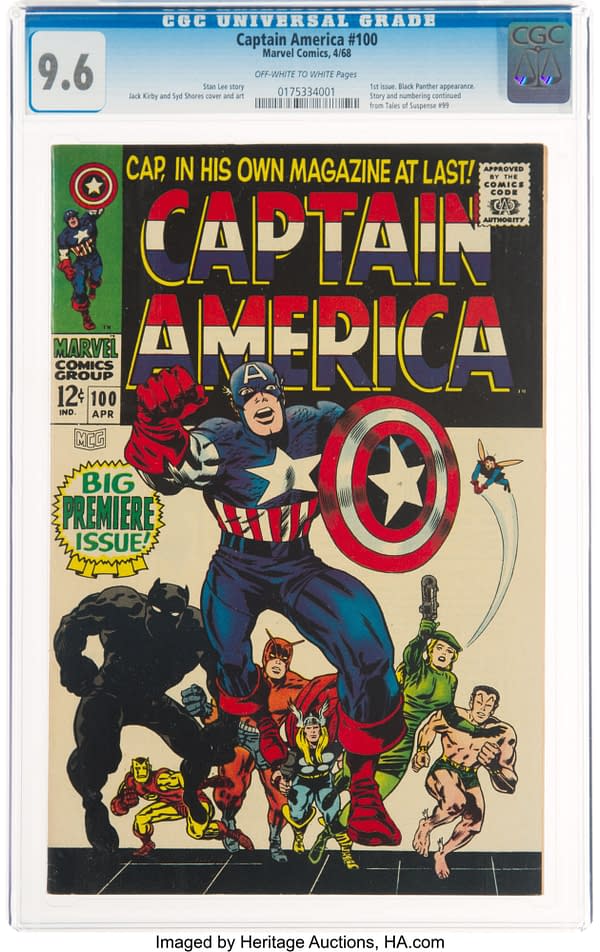 Captain America #100 (Marvel, 1968).