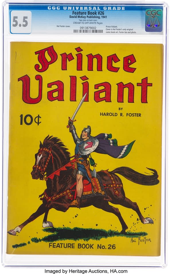 Hal Foster's Prince Valiant in Feature Book #26, Up for Auction