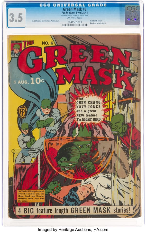 Green Mask #6 (Fox Features Syndicate, 1941)